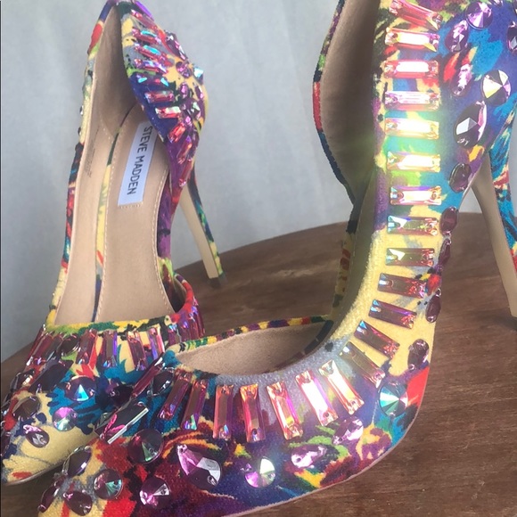 Steve Madden Galactik Bright Multi Size 7 1/2 - Picture 4 of 4